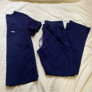 Figs Kades/Catarina Scrub Set in Navy